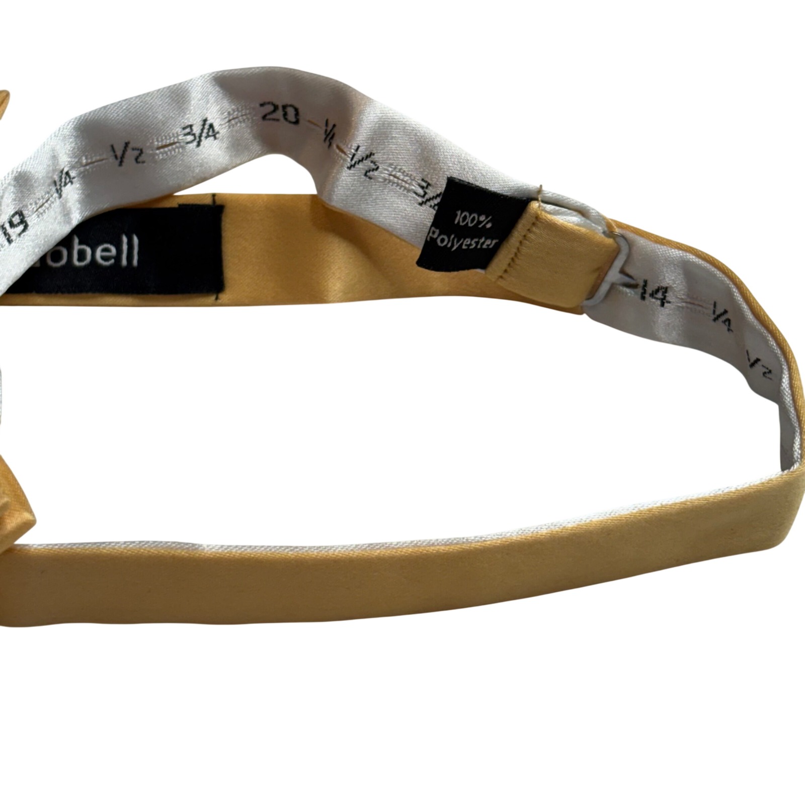 Dobell Bow Tie Mens One Size Sunset Gold Pre-Tied Adjustable Formal Yellow New — image 7 of 8